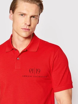 Мужская футболка-поло Armani, красный, розмір XL (NK3087952574)