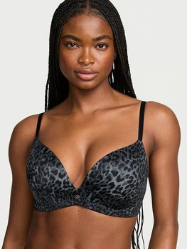 Бюстгальтер Victoria's Secret So Obsessed Smooth Wireless Push-Up Bra 36С Леопард (27178835D)