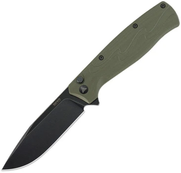 Ніж складаний туристичний SRM 9.2 см 14C28N / G10 Зелений (221X-GP)