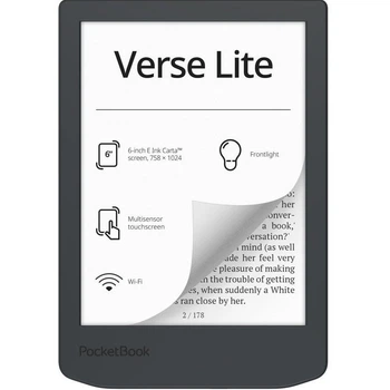 Электронная книга PocketBook 619 Verse Lite Midnight Grey (PB619-T-WW)