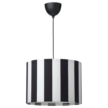Підвісний світильник, чорно-білий, 42 см IKEA RINGSTA / HAVSDJUP 796.101.21