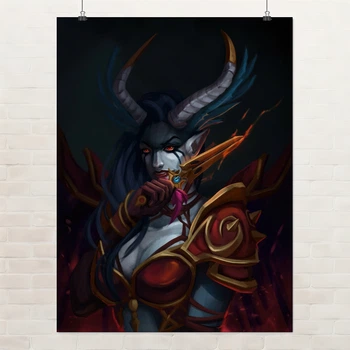 Постер Акаша, Дота 2, Dota 2, Akasha, Queen of Pain, декор комнаты геймера, A3 40×30 см (id6745)