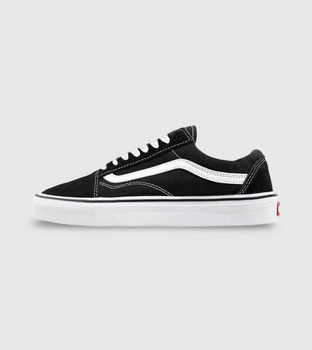 Женские кеды с вышивкой Vans old skool черные 38