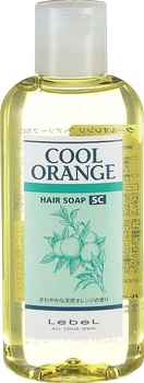 Охолоджувальний шампунь Lebel Cool Orange Hair Soap SC для глибокого очищення шкіри голови та волосся 200 мл (4952195621217)