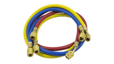 Шланг для заправки фреоном R-410A (R-410a), 0.9 м, Whicepart