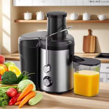 Побутовий соковитискач електричий HM-622 Hoffmans Electronics відцентровий для фруктів та овочів на 1200 Вт