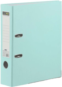 Папка-регистратор Buromax А4 Best PASTEL 70 мм, односторонняя, бирюзовая (BM.3021-06с)