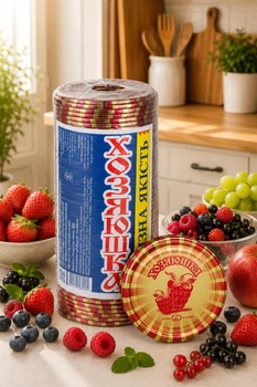 Кришка для консервування Хозяюшка металева лакована СКО І-82 50 шт