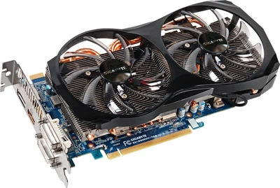 Відеокарта Gigabyte GeForce GTX 660 2GB GDDR5 (192-bit) (1098/6008) (HDMI, 2xDVI, DP) (GV-N660OC-2GD) (Б/В)