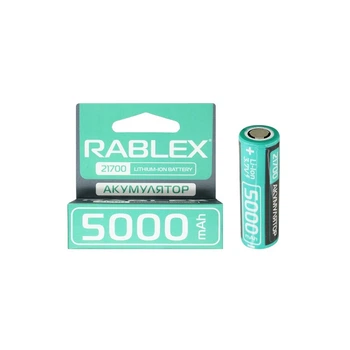 Аккумулятор Rablex 21700 Li-ion 5000 мА·год 3,7 В