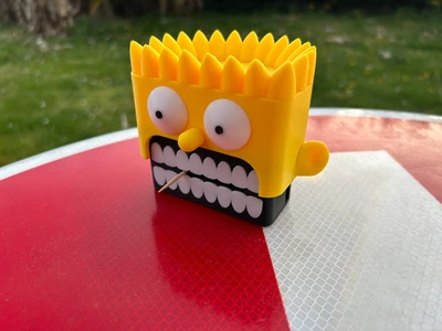 Диспенсер Для Зубочисток Барт Симпсон Toothpick Dispenser 9 См 3Д Печать