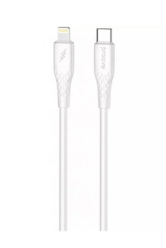 Кабель Proove GridLine Type-C to Lightning 27W (1m) (white)