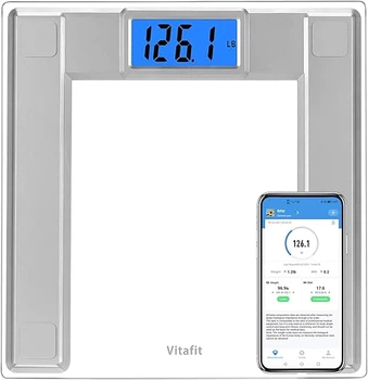 Цифровые напольные весы Vitafit на 250 кг сверхвысокой емкости для измерения массы тела и ИМТ