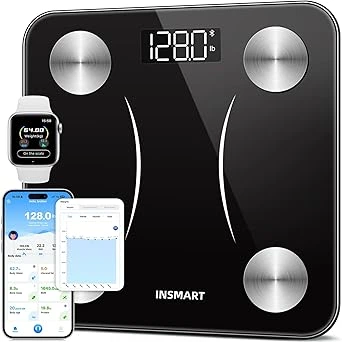 Цифровые весы для весов тела Insmart, весы для взвешивания ИМТ, Bluetooth, весы для измерения жира в организме