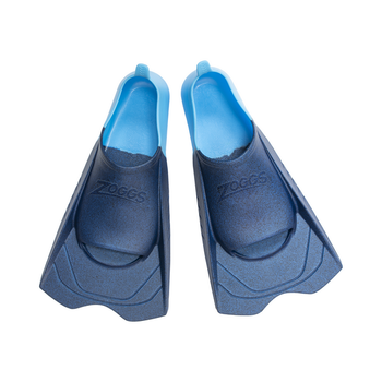 Ласты для плавания Zoggs Eco Short Blade Rubber тренировочные короткие силиконовые 35-36 Сине-голубой (465220.BLLB.2-3)
