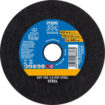 Круг отрезной PFERD EHT105-1.0 PSF STEEL/16,0