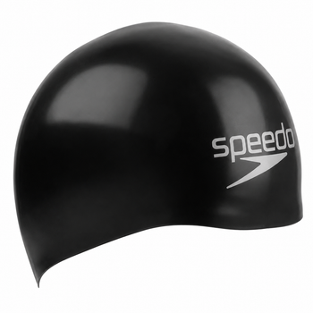 Шапочка для плавания Speedo Fastskin Cap AU, силиконовая, черная, размер S окружность головы 52-54.5см. (8-082163503-S)