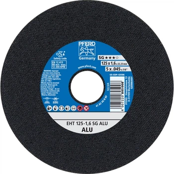 Круг отрезной по алюминию PFERD EHT 125-1,6 SG ALU