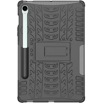 TPU+PC чохол Epik Protector Stand на Samsung Galaxy Tab S9 / S9 FE 11'' Black