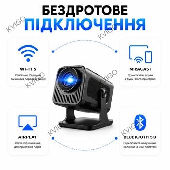 Видеопроектор Magcubic HY320 MINI Мини 4K Full HD 720P Android 11 300ANSI Wifi6, Bluetooth (524)