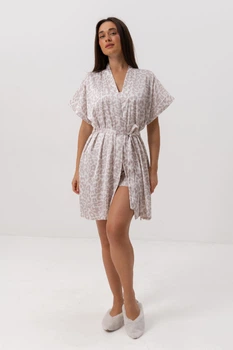 Халат жіночий літній BARWA garments 0242 L Капучино (2110002423658)