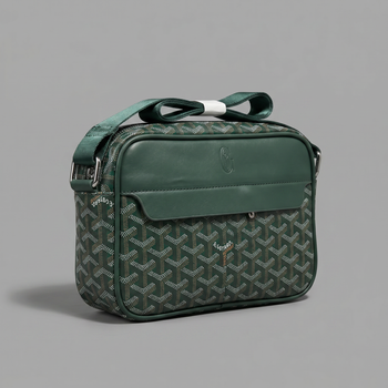 Сумка Goyard через плечо, мужской спортивный мессенджер, барсетка Гаярд, Зеленая летняя Гоярд