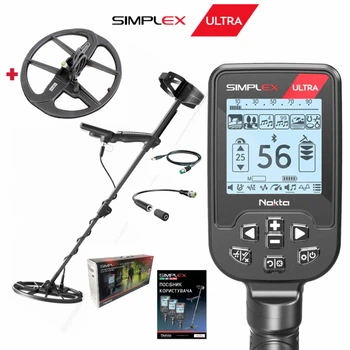 Металошукач Nokta Simplex ULTRA. + Друга котушка SX35. Захист IP68. Частота 15 кГц. Металодетектор Нокта Сімплекс