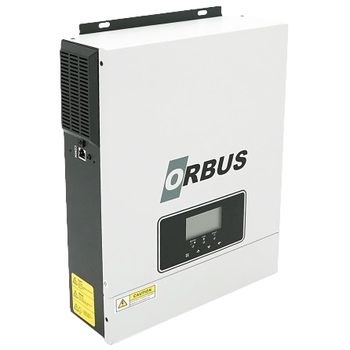 Гібридний інвертор із чистою синусоїдою ORBUS ORB-1.6KW 2000ВА/1600Вт 1 фаза RS232/GPRS/WIFI Білий