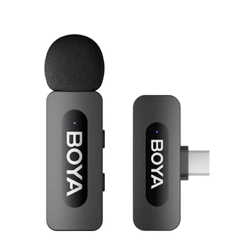 Петличный микрофон (1 шт.) BOYA BY-V10 для iPhone и Android (USB Type-C) профессиональный беспроводной (77750002)