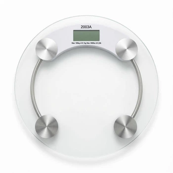 Напольные электронные весы Health Mini Scale 2003A, стеклянная платформа, нагрузка до 180 кг