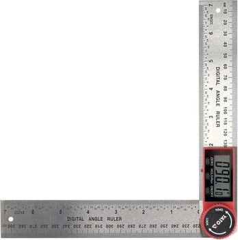 Электронный угломер YATO YT-71003 200 мм с цифровым дисплеем с металлическими линейками