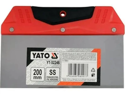 Шпатель для фінішного шпаклювання YATO, 200 мм, t=0.5 мм, нержавіюча сталь