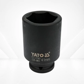 Ударна головка подовжена YATO YT-1141 41 мм 3/4" M41 CrMo SCM-440 AS-DRIVE для гайковертів