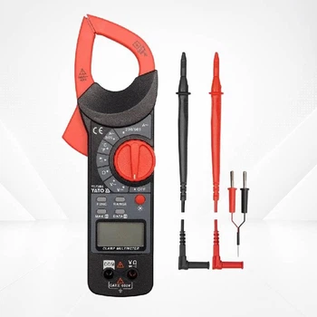 Цифровые токовые клещи мультиметр YATO YT-73091 до 600 А с измерением температуры