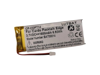 Аккумулятор Батарея для Cardo Packtalk Edge, Neo, Custom, Pro, 652353, 652253, CP-CDPT14, BAT00014 1600mah
