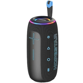 Портативная колонка HOPESTAR P90, 90W, FM, TWS, IPX6, USB, AUX, TF, BT5.4, 8800mAh, 6h, Black