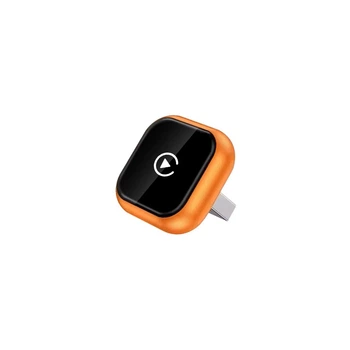 Адаптер беспроводной 2в1 для Apple Carplay/Android Auto USB/WIFI/5GHz Bluetooth 5.0 (C004OR) Orange