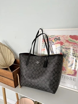 Сумка Coach City Tote Bag In Signature Canvas 5696 сіра