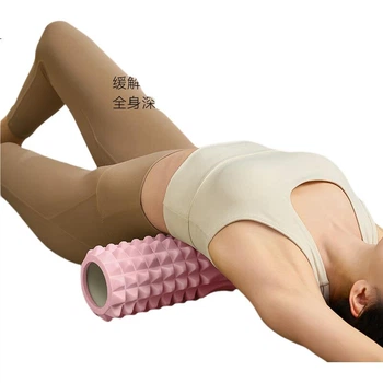 Массажный ролик JD Jingzao Foam Roller для ног, йога, фитнес, белый