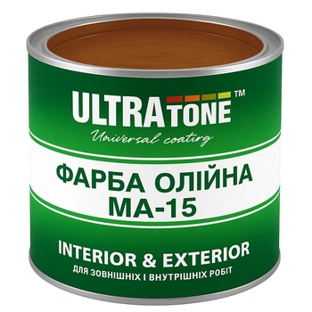 Фарба Олійна ULTRAtone МА-15 для підлоги Жовто-коричнева 2,5 кг