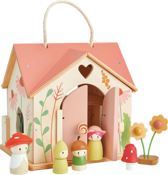 Кукольный домик Tender Leaf Toys с мебелью и куклами TL8381 (0191856083818)