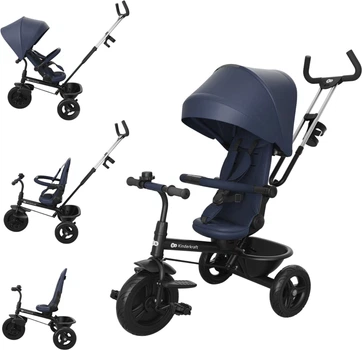 Трехколесный велосипед Kinderkraft Aston 2 Plus Navy (KRASTO02NAVPL00)