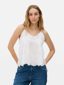 Топ Primark білий NTTJL642 L