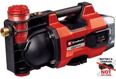 Насос відцентровий акумуляторний Einhell Professional AQUINNA 18/30 F LED, 18В, 3000л/год, вис. 28м, глиб. 6м, режими ECO/BOOST, 3.9кг