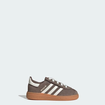 Детские кроссовки Handball Spezial Comfort Closure Elastic Lace Kids adidas KI3944 (26.5 EUR) коричневый (4068816718713)
