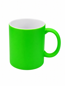 Чашка сублімаційна неон зелена 11oz sublimation neon mug-Green