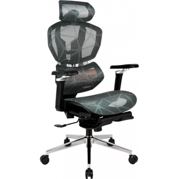 Геймерское кресло GT Racer X-7002 Black/Black/Green (Massage)