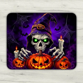 Килимок для миші Halloween ігровий та офісний 22х18 нековзка гумова основа, точна поверхня для оптичної та лазерної мишки, зносостійкий, для роботи, ігор і навчання (51910)
