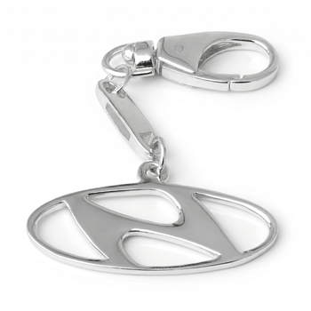 Серебряный брелок Hyundai (Хюндай) (9024)