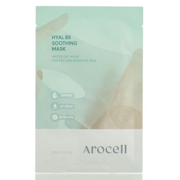 Успокаивающая маска с пантенолом и гиалуроновой кислотой Arocell 10 Hyal B5 Soothing Masks 30 мл